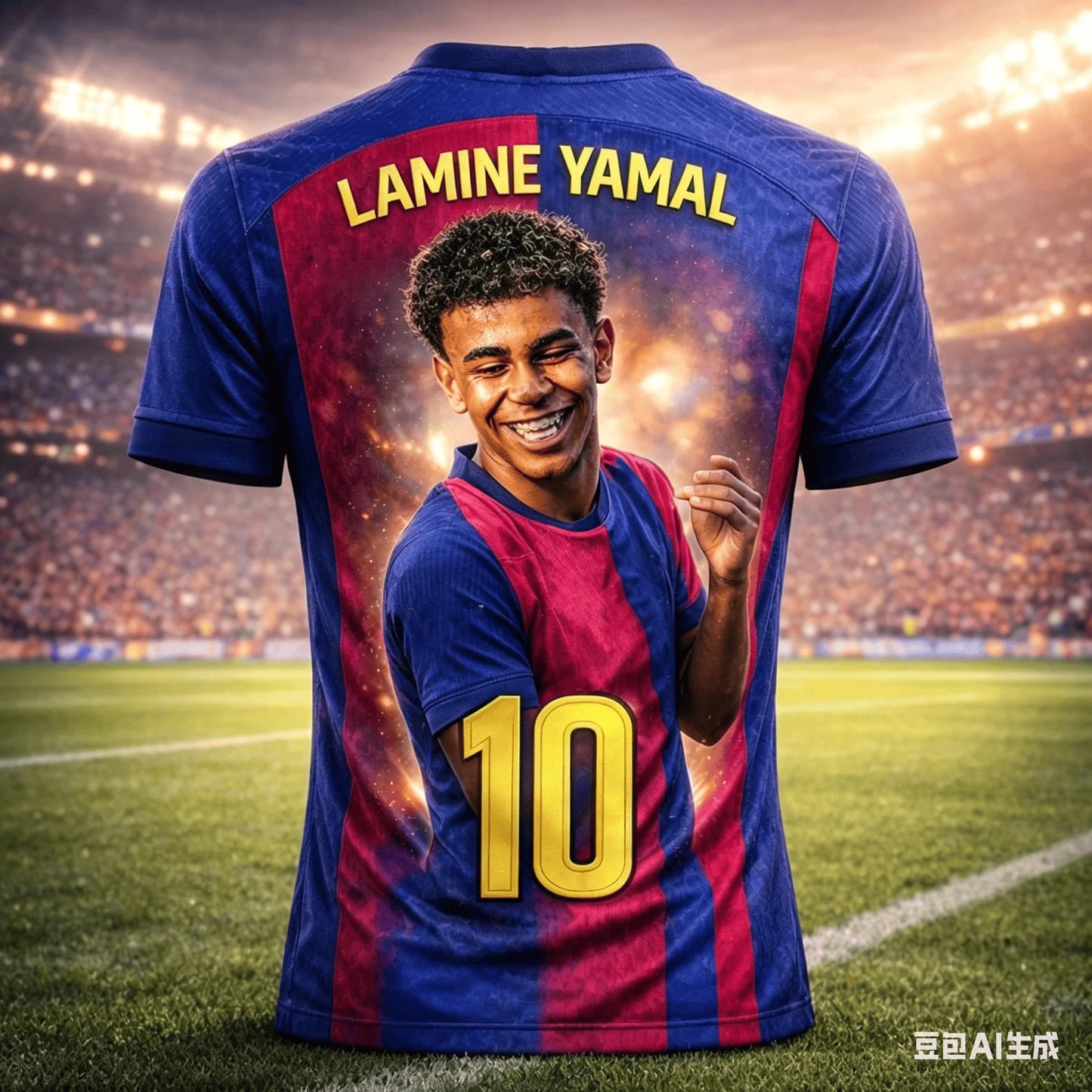 Number 10 Soccer Fan T-Shirt