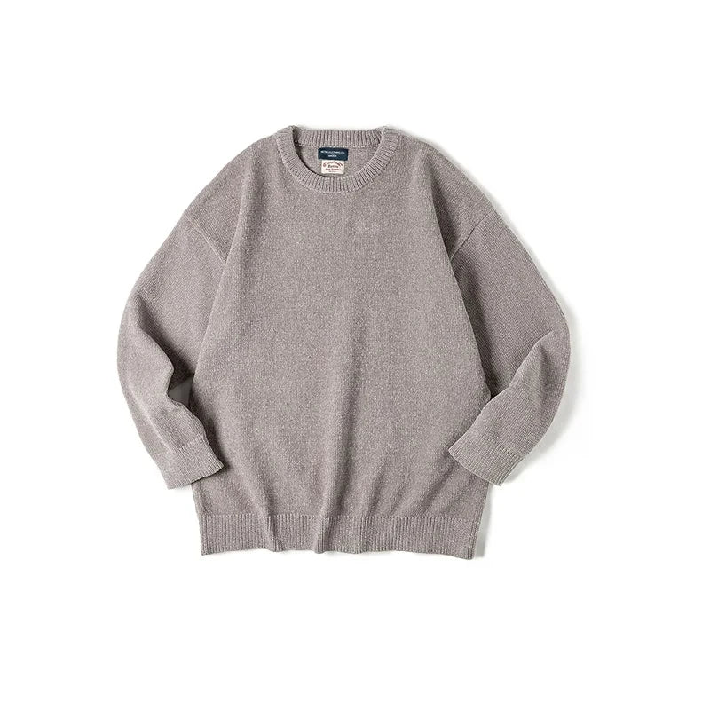 Chenille Round Neck Sweater