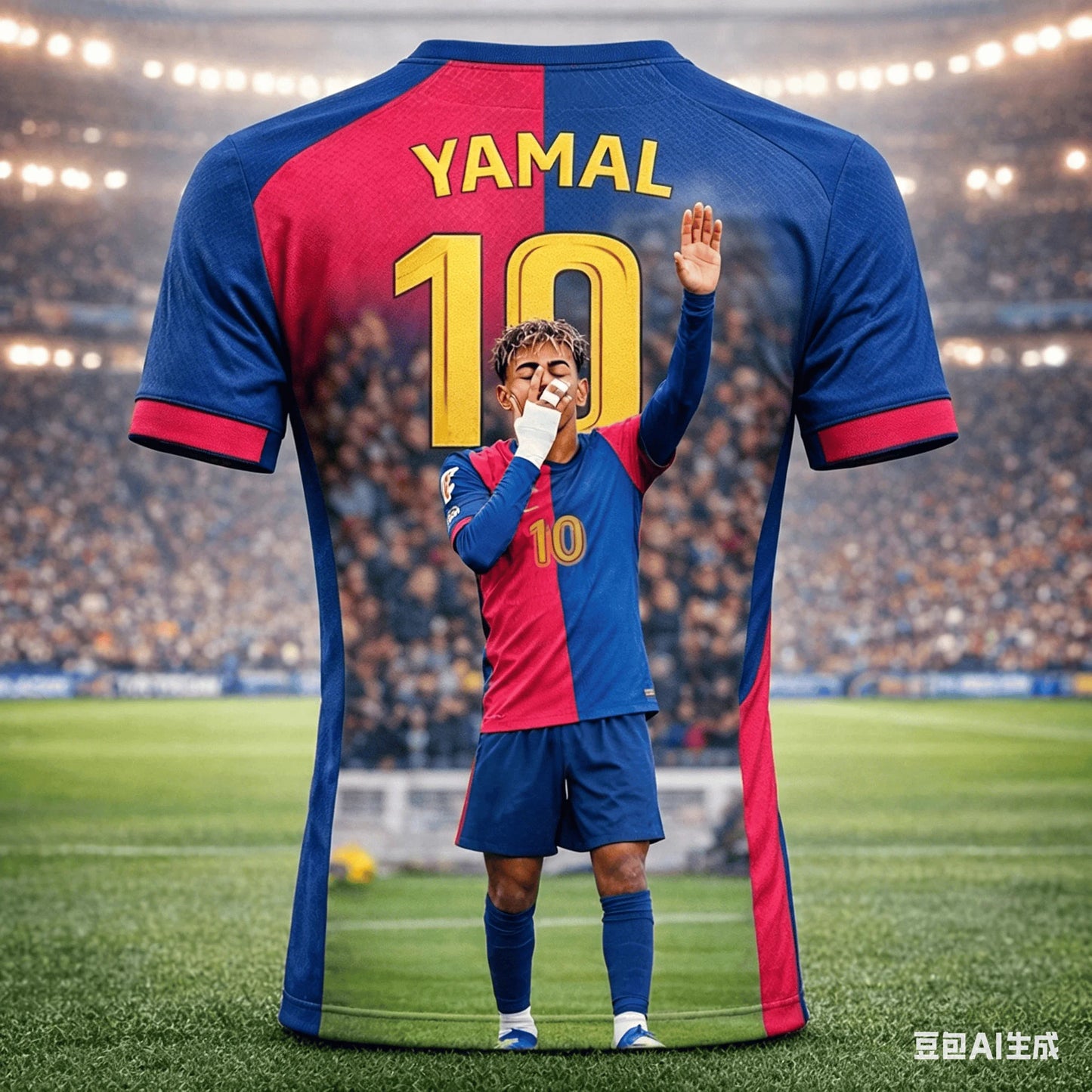 Number 10 Soccer Fan T-Shirt
