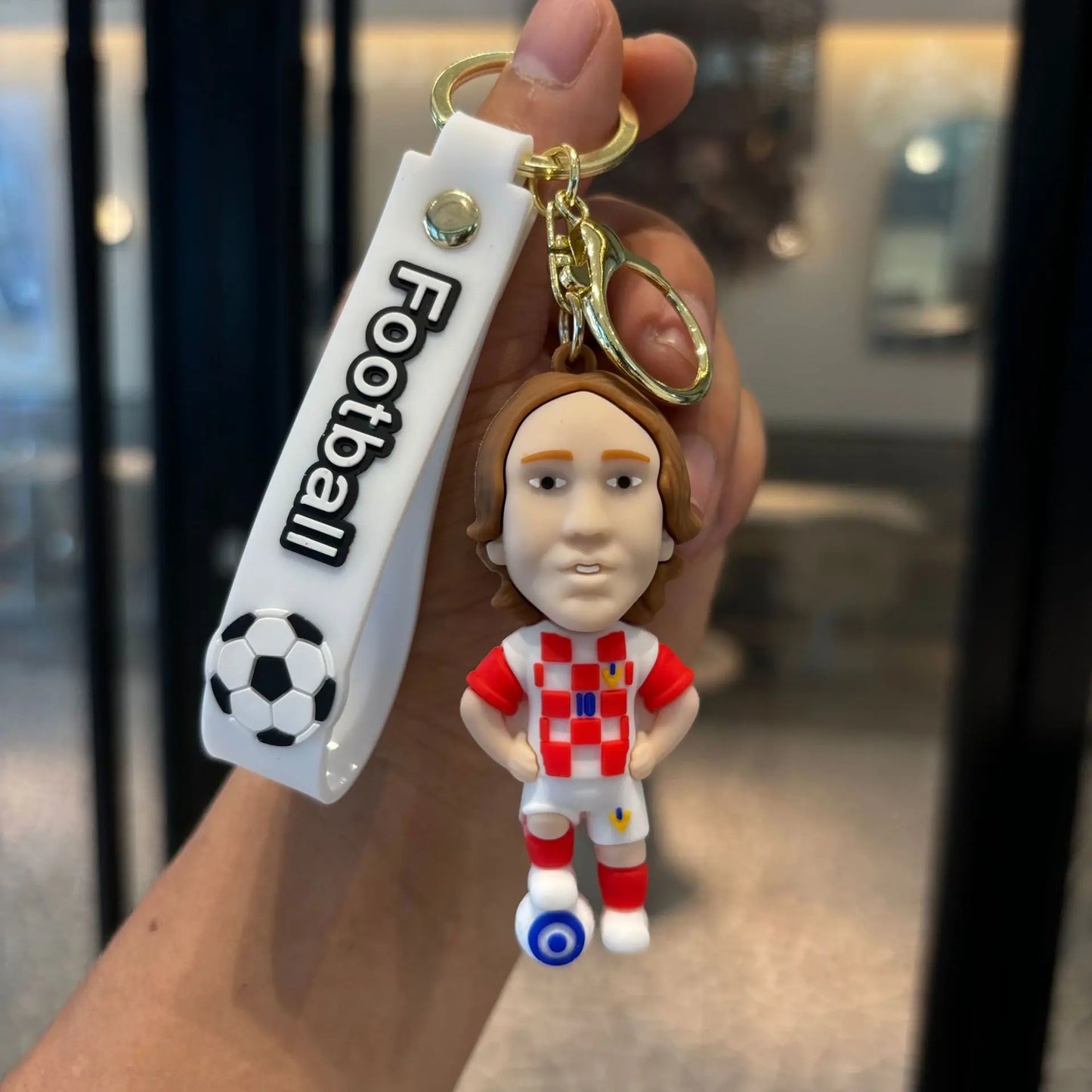 keychain cr7 Football Soccer Star Pendant Keyring Fans Jewelry Gift