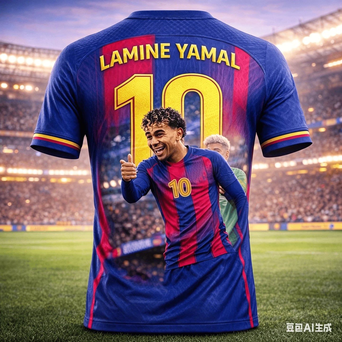 Number 10 Soccer Fan T-Shirt