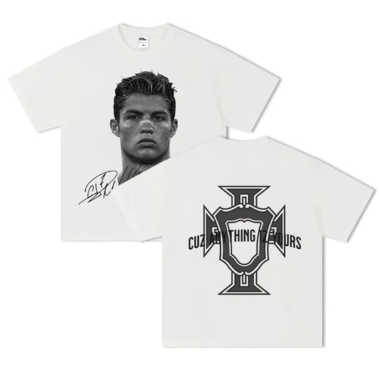 Neymar American Football Star Print Short-sleeved T-shirt Women Clothing Athleisure Print Fashion Tee Aesthetic Clothes