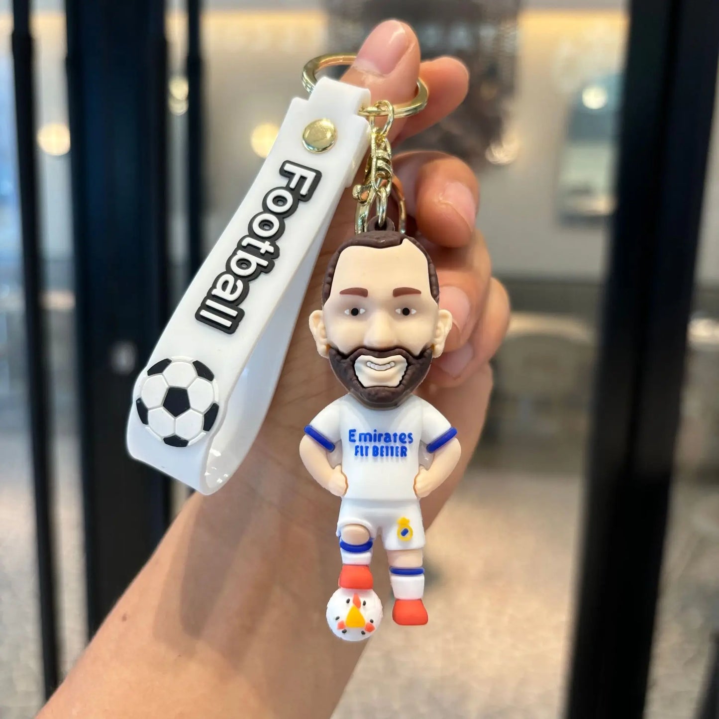 keychain cr7 Football Soccer Star Pendant Keyring Fans Jewelry Gift