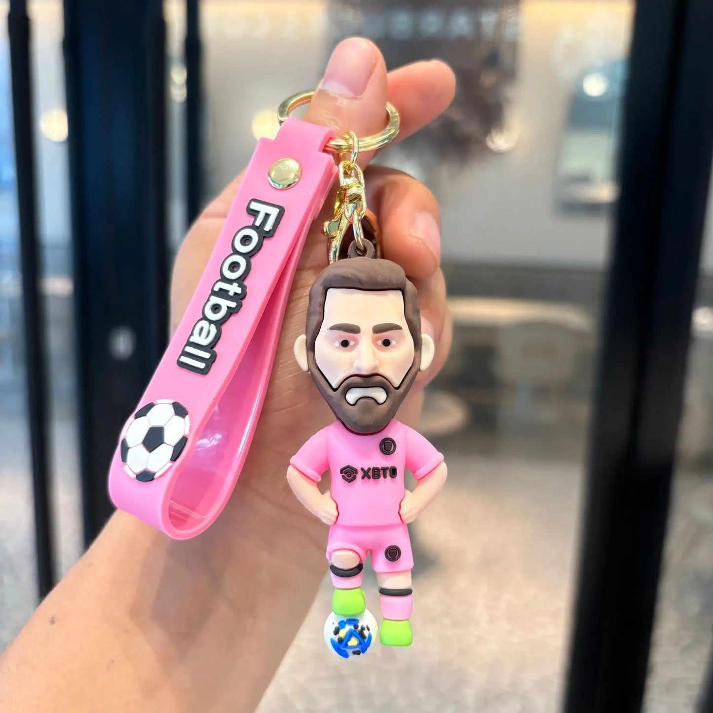 keychain cr7 Football Soccer Star Pendant Keyring Fans Jewelry Gift