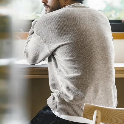 Chenille Round Neck Sweater