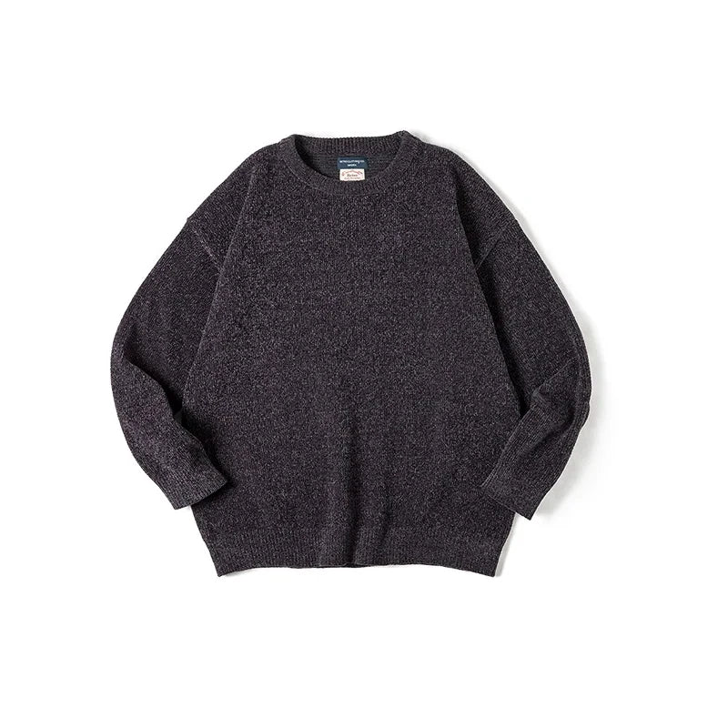 Chenille Round Neck Sweater
