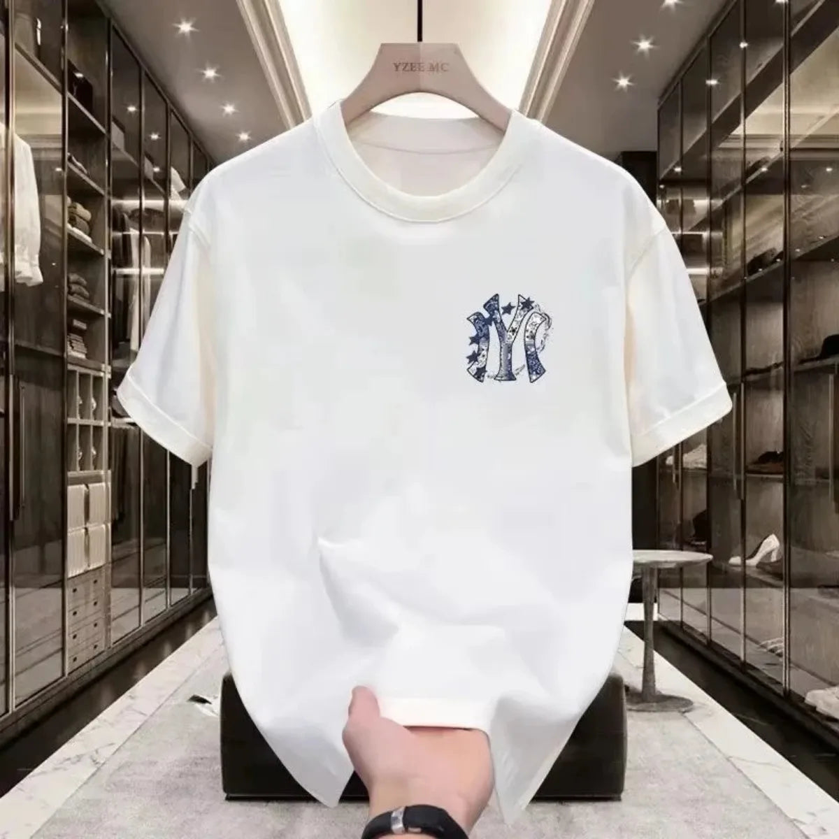 2026 New Trendy Street Printed Men's Short-sleeved T-shirt - A Street-style Comfortable Summer Loose Men's T-shirt