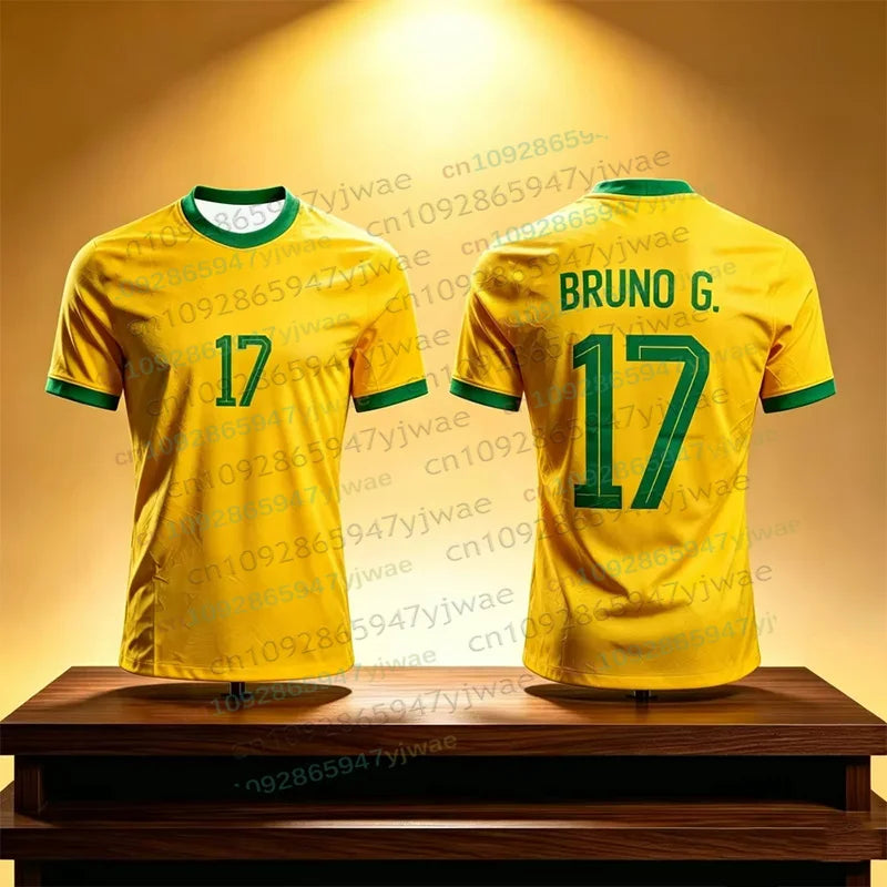 Neymar & VINI JR 3D Printed Football Jersey For Men Women Summer Fashion Sports Quick-dry Breathable Shorts Sleeve Soccer Tees