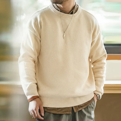 Chenille Round Neck Sweater