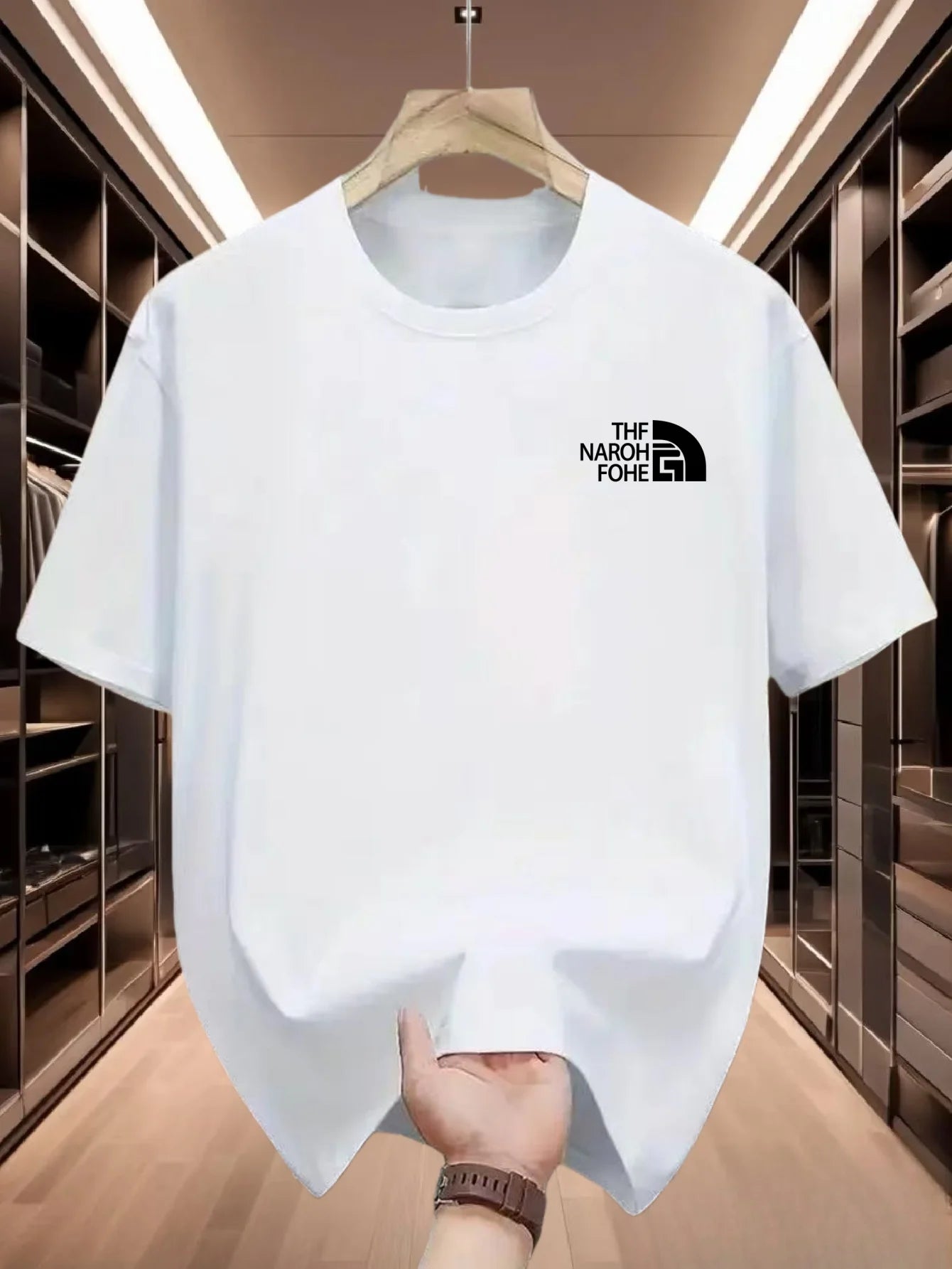 Summer 100% Cotton Men's Plain T Shirt Simple Pattern Print Comfortable Soft Breathable Fabric Suitable Daily Casual Wear