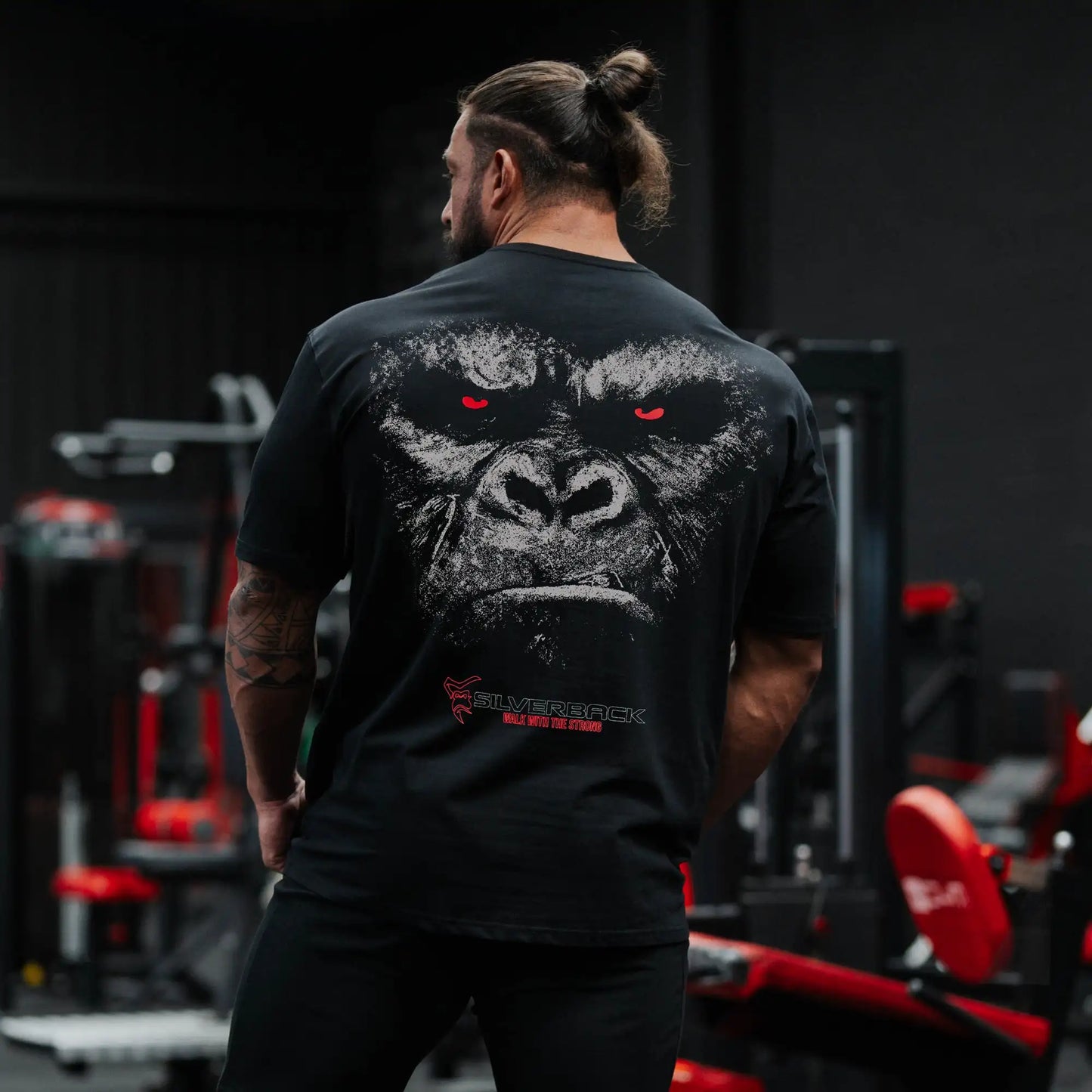 GYM Gorilla Print T-shirt Redemption T-Shirt - Silverback Gymwear