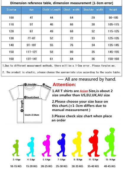 CR7 Cotton T Shirt for Teens, Toddler Boy Tee, Girl Tops, School Children Clothes