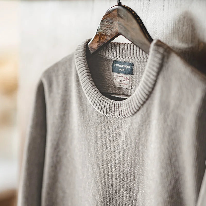 Chenille Round Neck Sweater