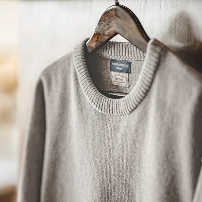 Chenille Round Neck Sweater