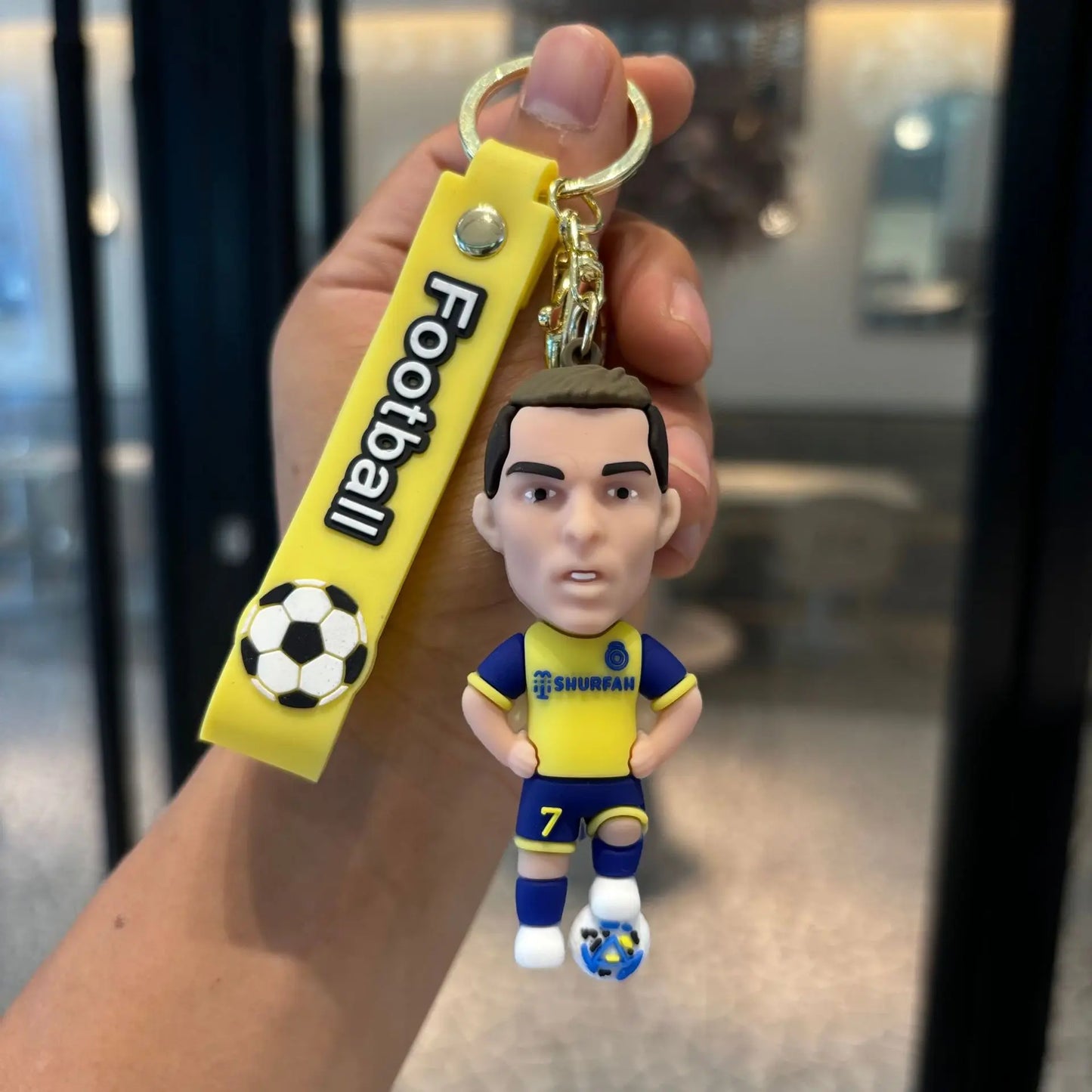 keychain cr7 Football Soccer Star Pendant Keyring Fans Jewelry Gift