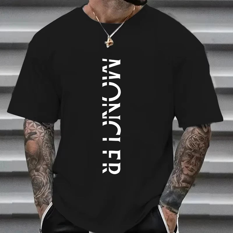 2026 Summer Hot-selling Y2KT Summer Fashion Luxury Brand T-shirt Pure Cotton Large Size Plain Weave Round Neck Men's Top