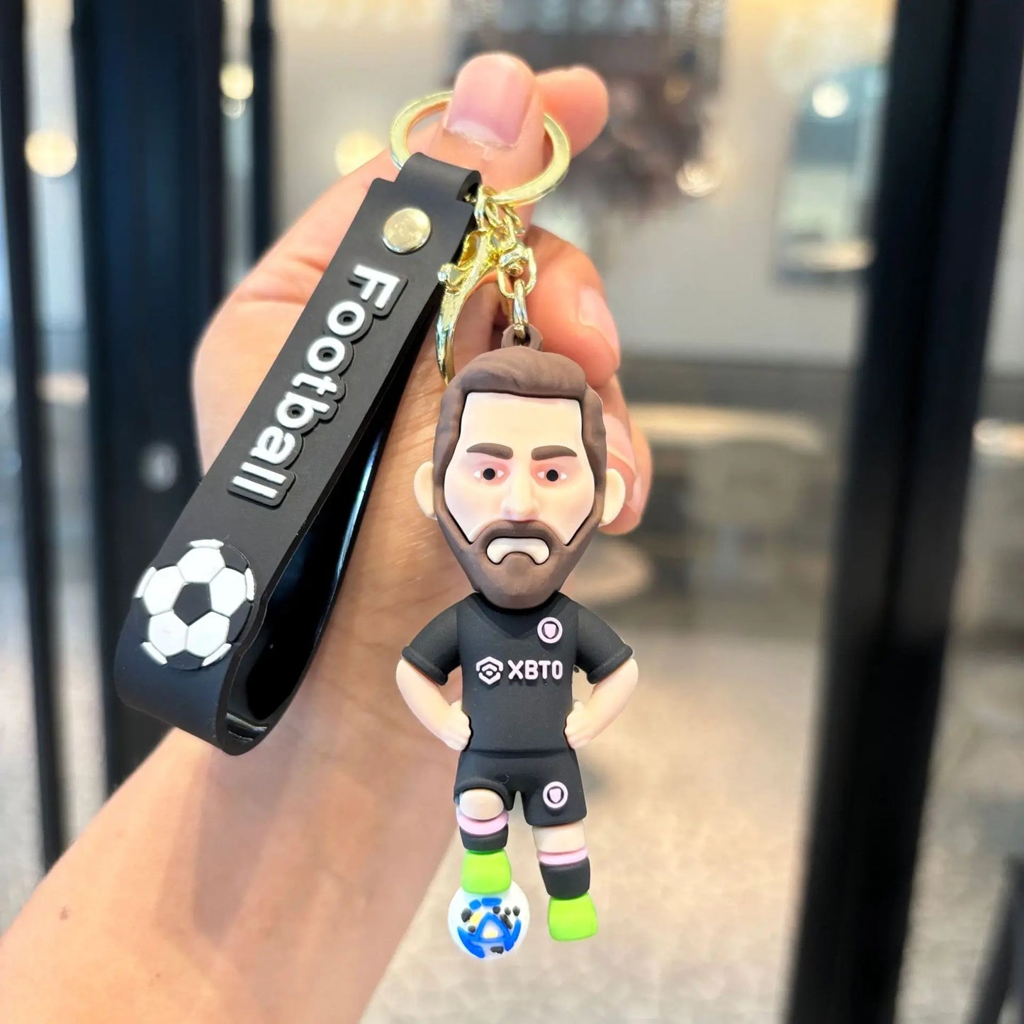 keychain cr7 Football Soccer Star Pendant Keyring Fans Jewelry Gift