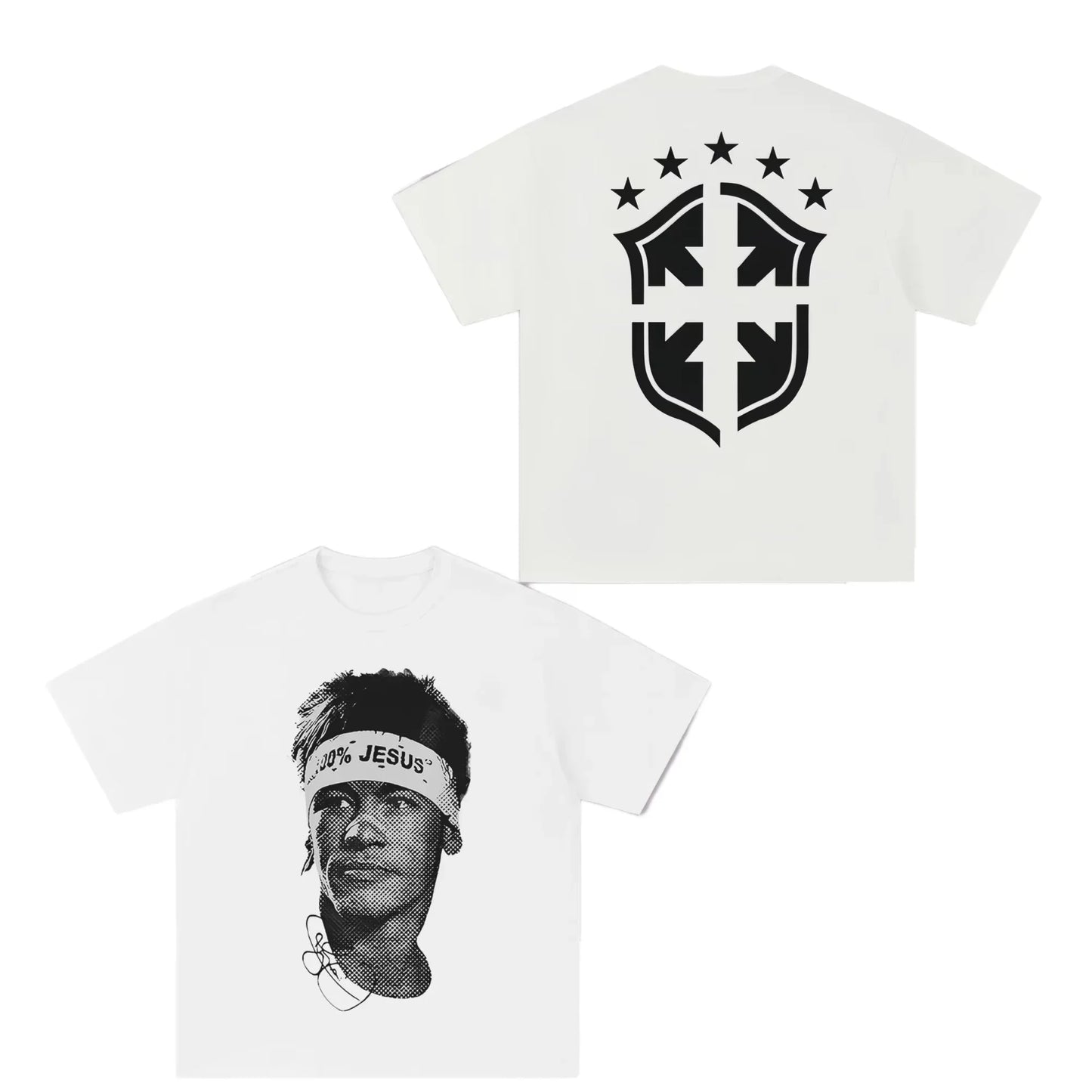 Neymar American Football Star Print Short-sleeved T-shirt Women Clothing Athleisure Print Fashion Tee Aesthetic Clothes