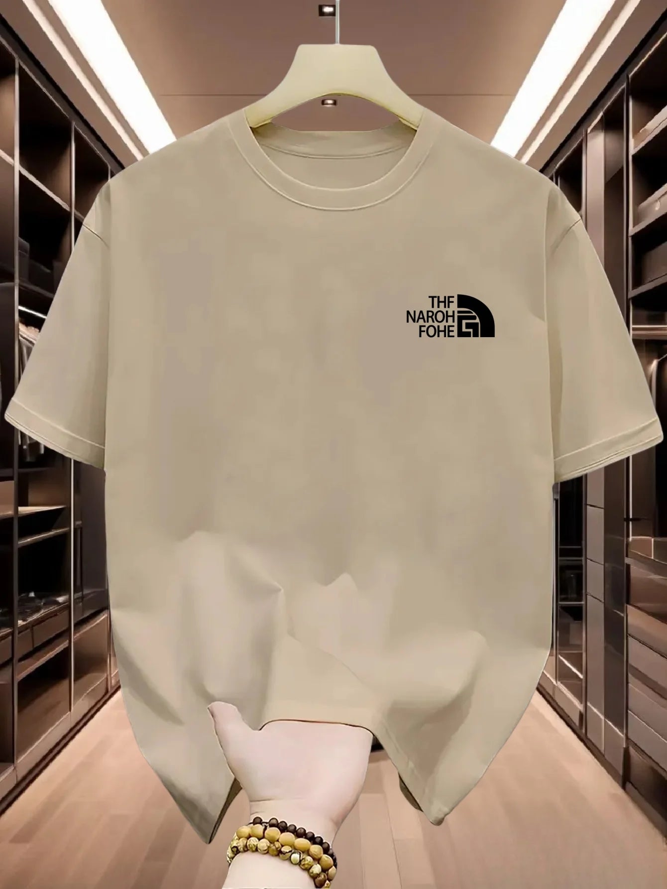Summer 100% Cotton Men's Plain T Shirt Simple Pattern Print Comfortable Soft Breathable Fabric Suitable Daily Casual Wear